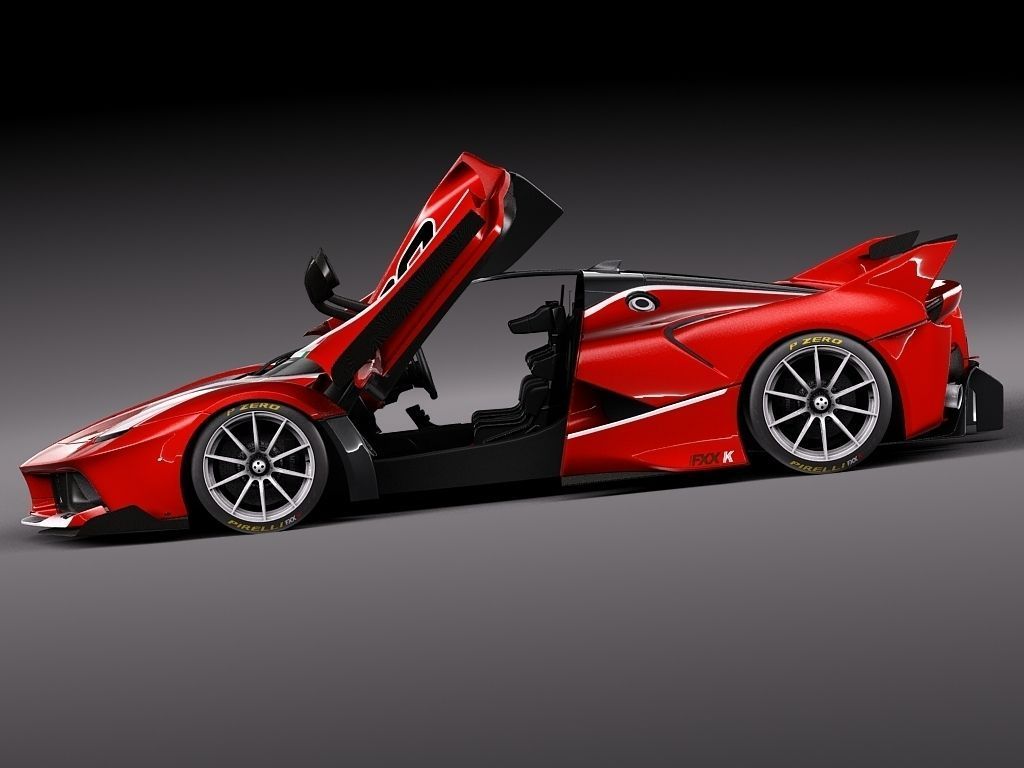 Ferrari FXX K 2015 Open Doors 3D model_11