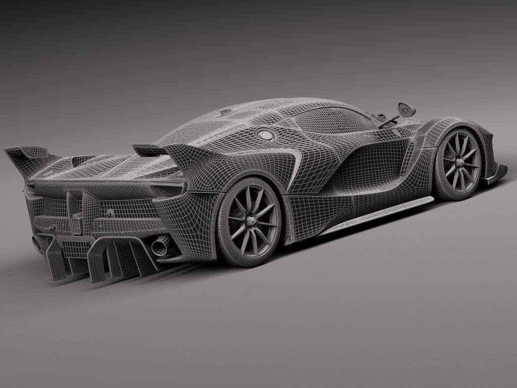 Ferrari FXX K 2015 Open Doors 3D model_19