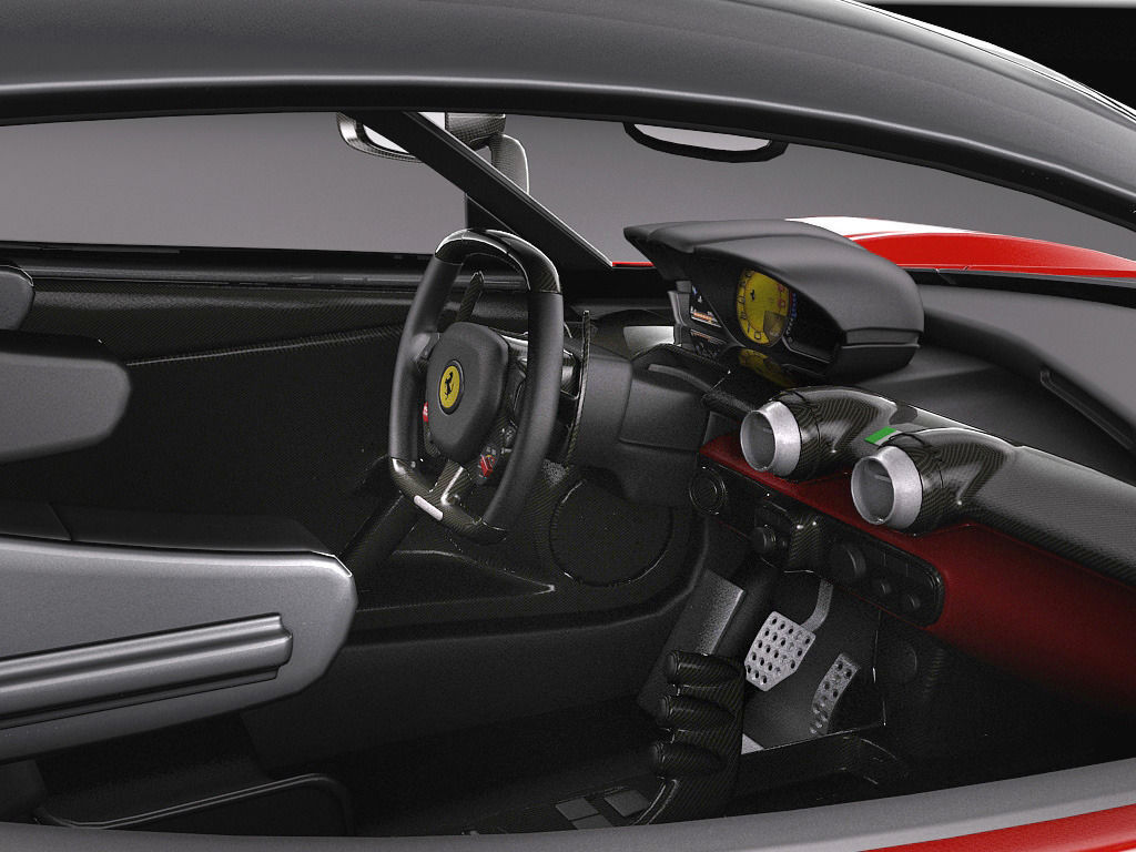 Ferrari FXX K 2015 Open Doors 3D model_12