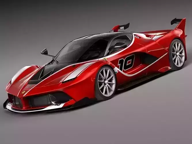 Ferrari FXX K 2015 Open Doors 3D model