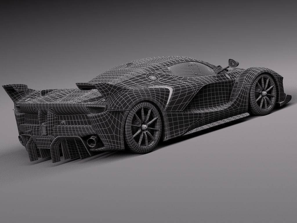 Ferrari FXX K 2015 Open Doors 3D model_21