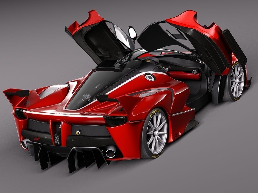 Ferrari FXX K 2015 Open Doors 3D model_10