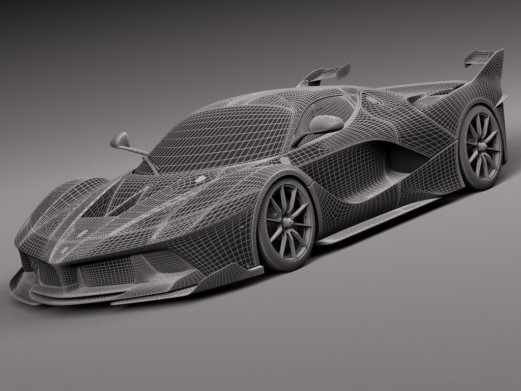 Ferrari FXX K 2015 Open Doors 3D model_18