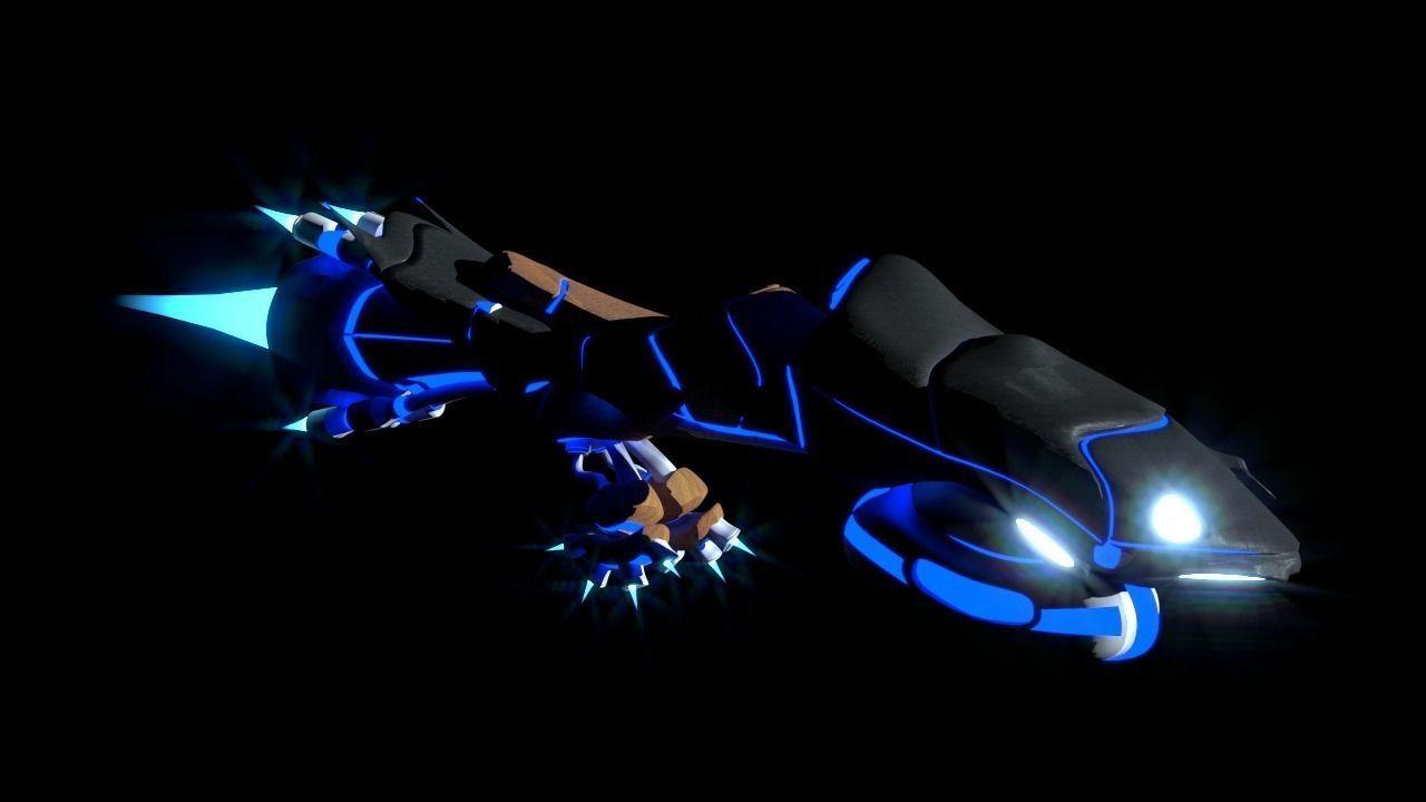 Futuristic Motorbike - Scorpion 17 3D model