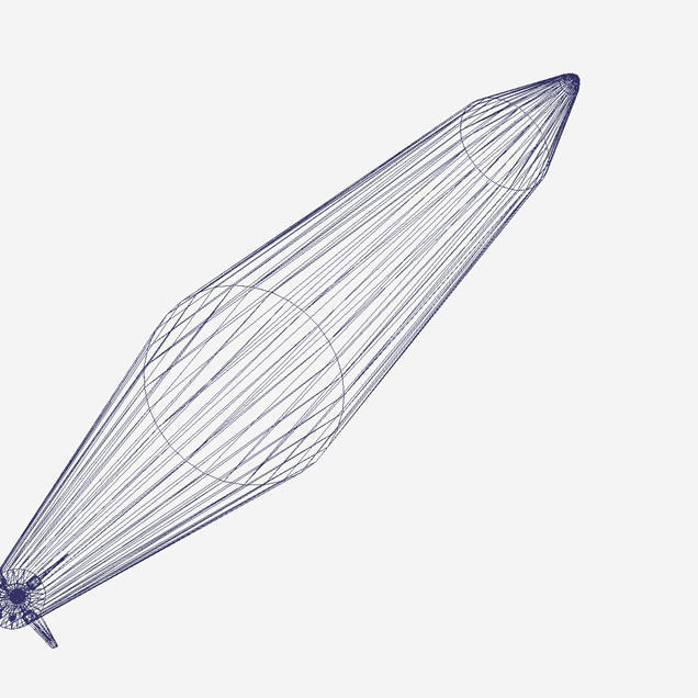 Al Samoud I Ballitic Missile 3D model_19