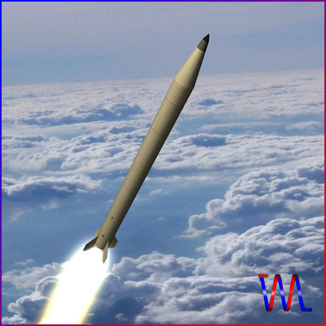 Al Samoud I Ballitic Missile 3D model_1