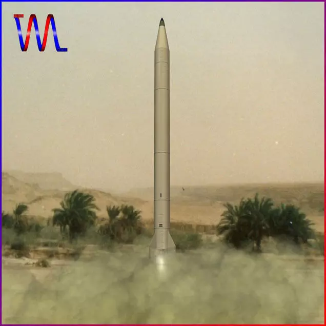 Al Samoud I Ballitic Missile 3D model_0