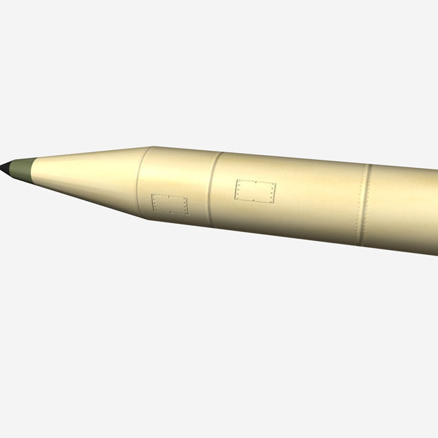 Al Samoud I Ballitic Missile 3D model_3