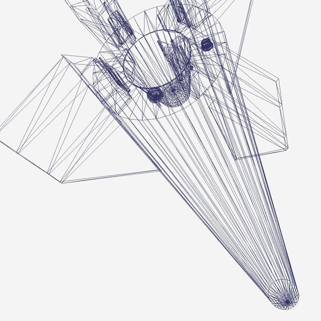 Al Samoud I Ballitic Missile 3D model_17