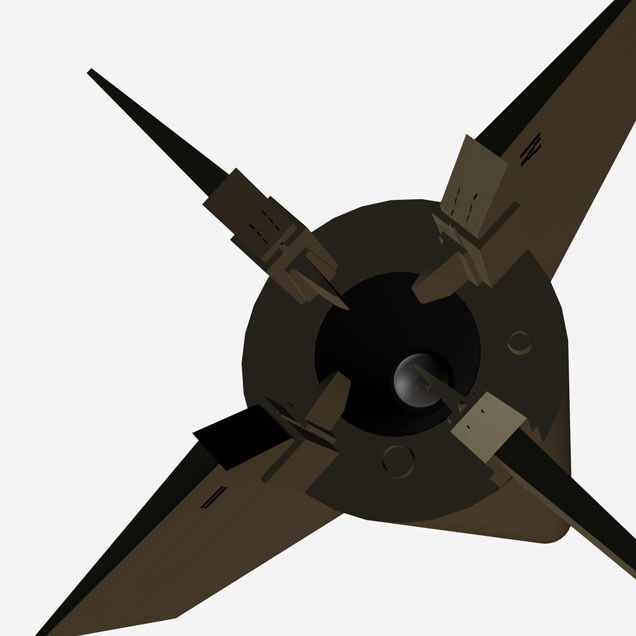 Al Samoud I Ballitic Missile 3D model_5