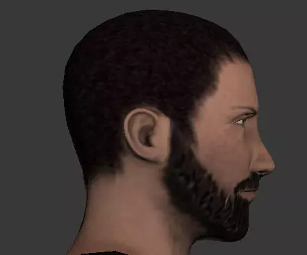 Male Character Low-poly 3D model_0