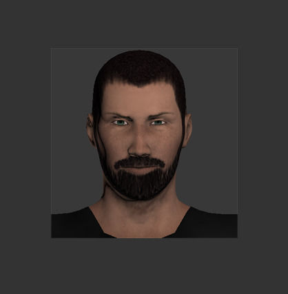 Male Character Low-poly 3D model_2