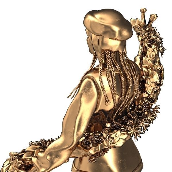 Kirgizia Statue 3D model_5