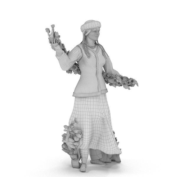 Kirgizia Statue 3D model_8