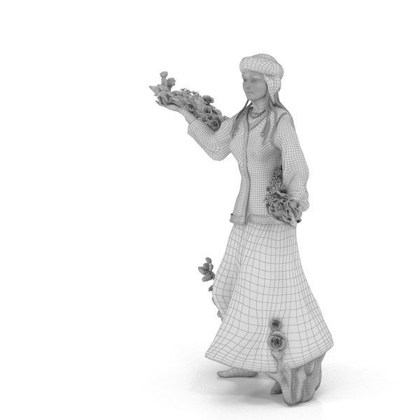 Kirgizia Statue 3D model_10