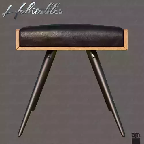 Bench Retro from Habitables 3D model