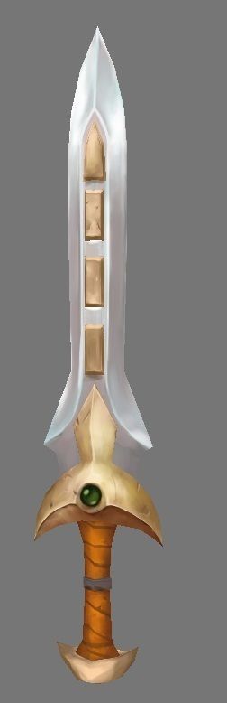 Sword Free low-poly 3D model_2