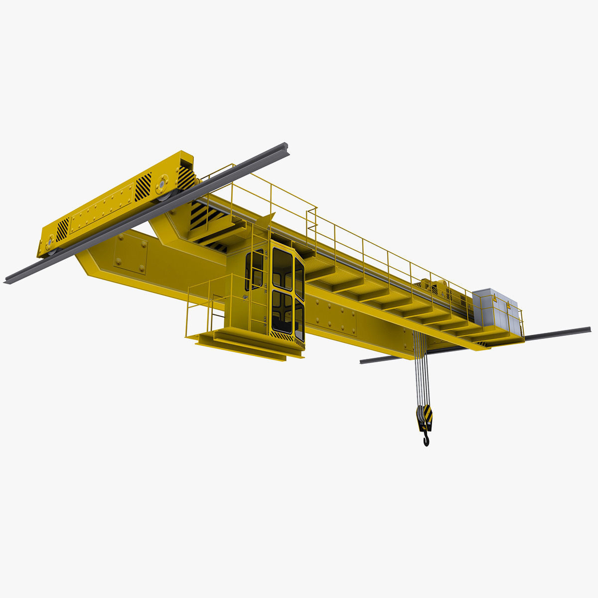 Crane Overhead 3D Model MAX OBJ FBX