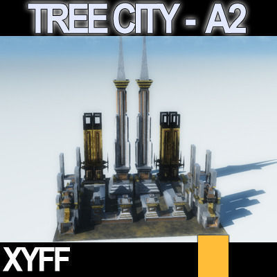 Xyff Tree City Block A2 3D model_1