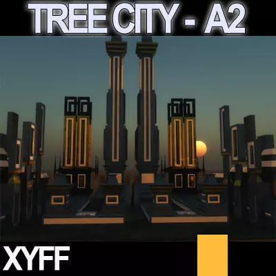 Xyff Tree City Block A2 3D model_0