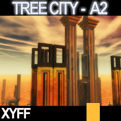 Xyff Tree City Block A2 3D model_5