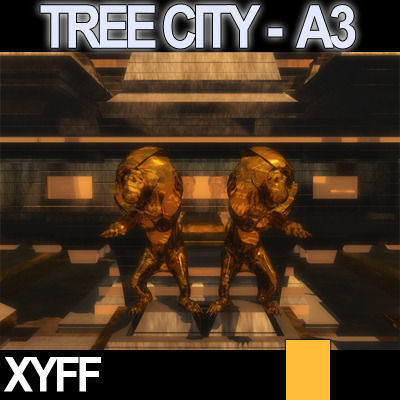 Xyff Tree City Block A3 3D model_8