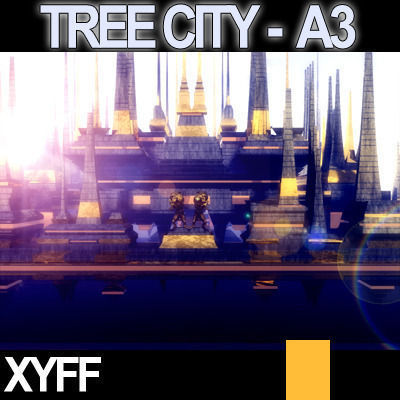 Xyff Tree City Block A3 3D model_3