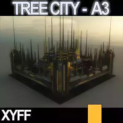 Xyff Tree City Block A3 3D model