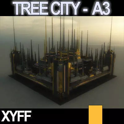 Xyff Tree City Block A3 3D model_0