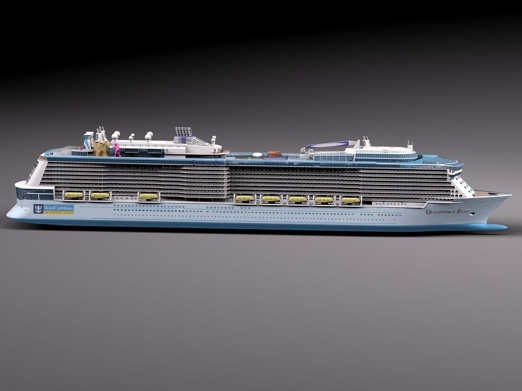 Quantum Of The Seas Cruise Ship 3D model_6