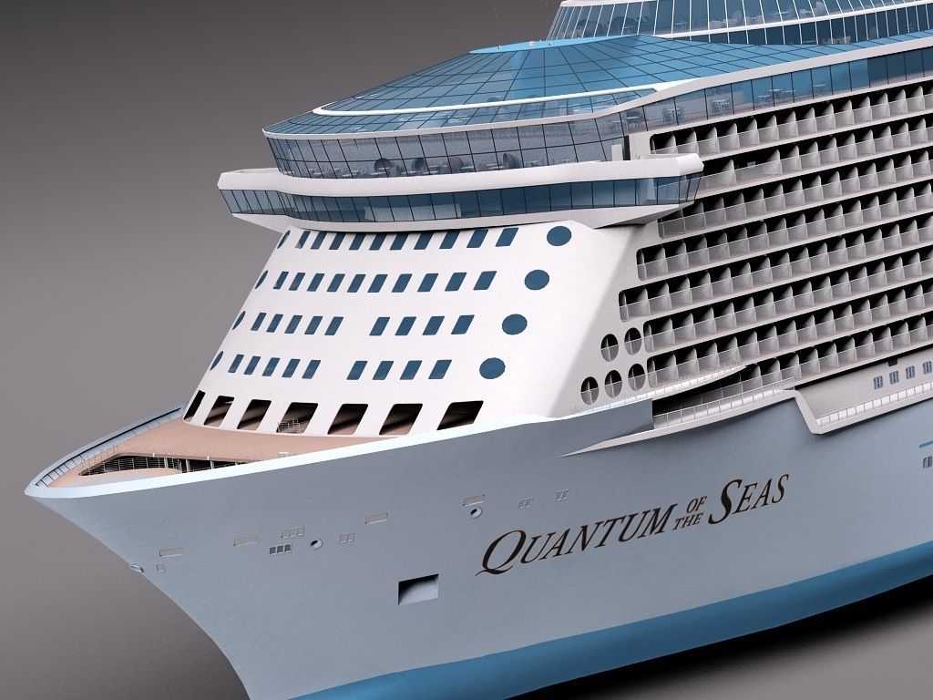 Quantum Of The Seas Cruise Ship 3D model_2