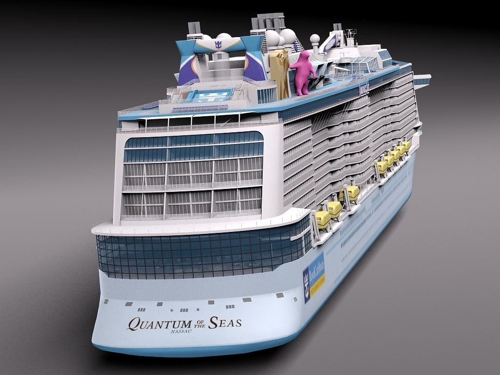 Quantum Of The Seas Cruise Ship 3D model_3