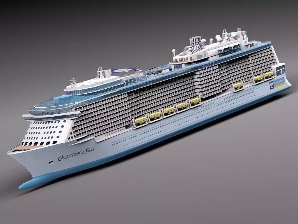 Quantum Of The Seas Cruise Ship 3D model_0