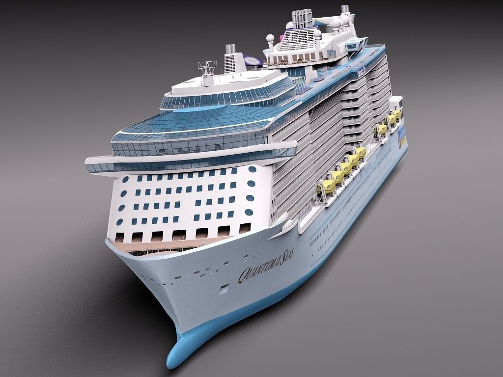 Quantum Of The Seas Cruise Ship 3D model_5