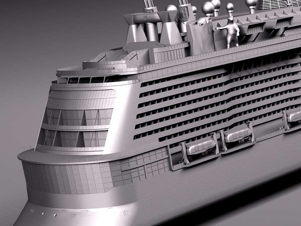 Quantum Of The Seas Cruise Ship 3D model_13