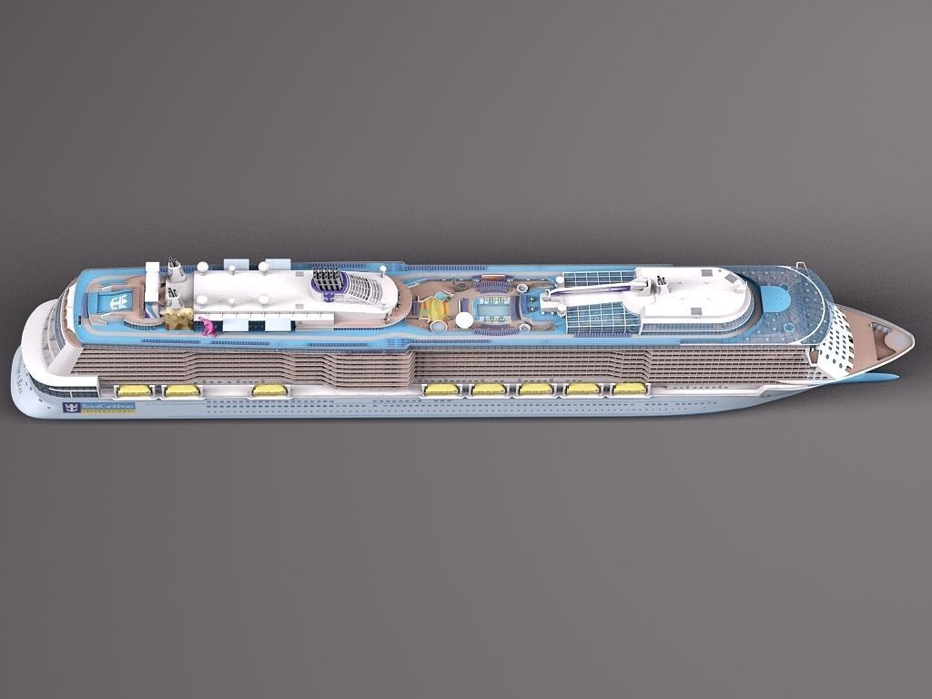 Quantum Of The Seas Cruise Ship 3D model_7