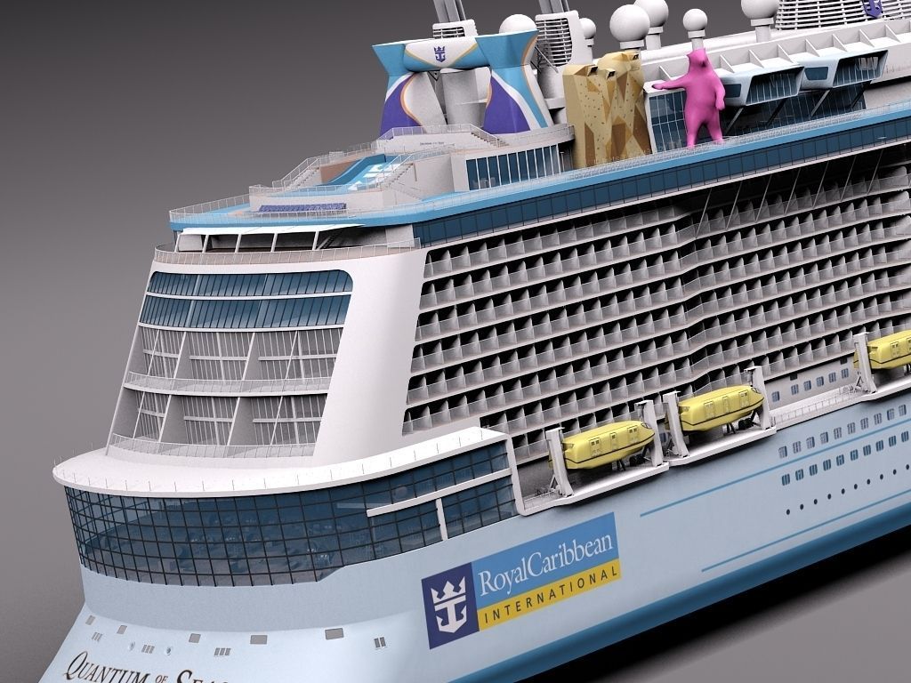 Quantum Of The Seas Cruise Ship 3D model_4