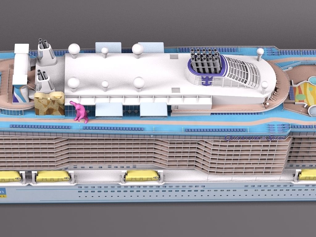 Quantum Of The Seas Cruise Ship 3D model_10