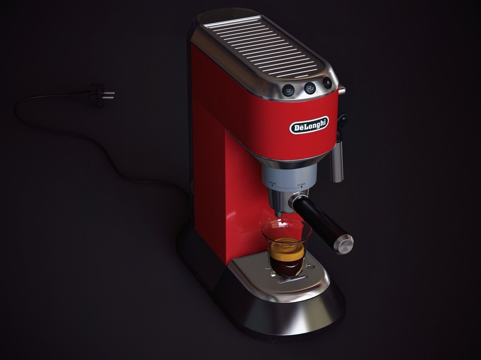 Coffee-machine Delonghi EC 680 3D model_3