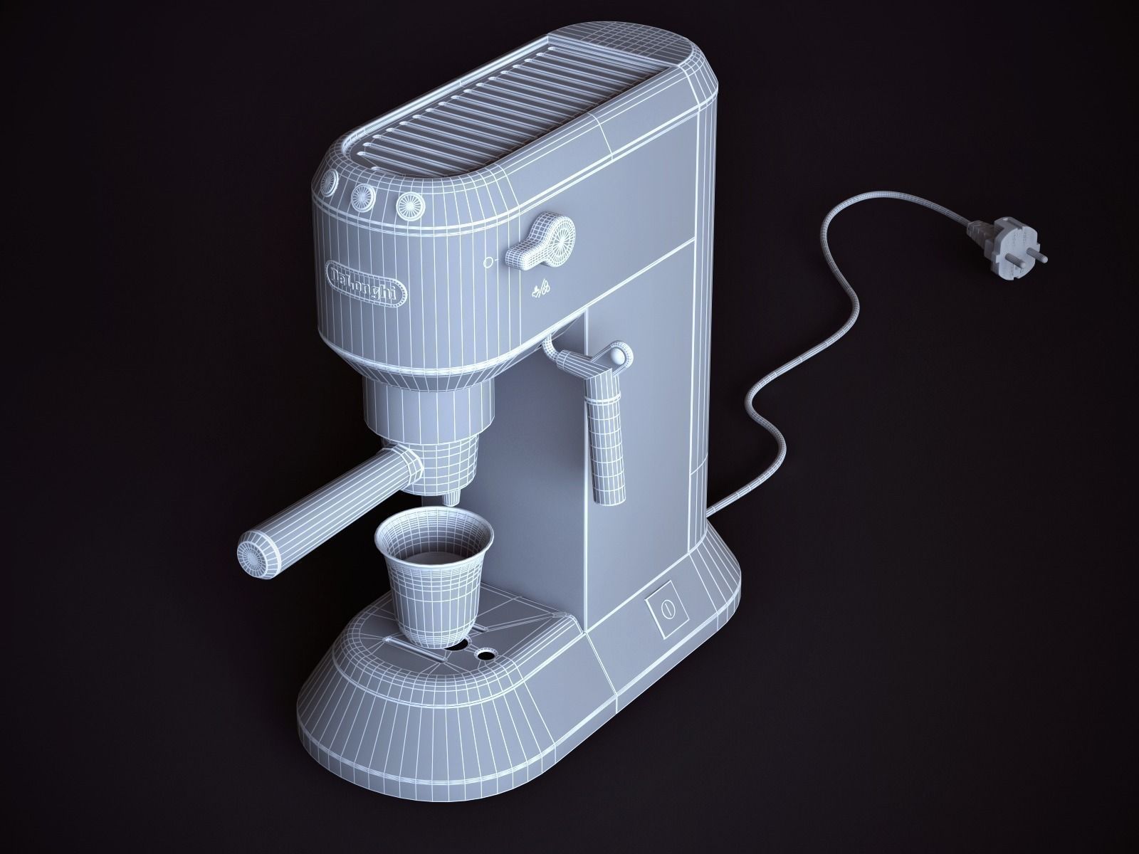 Coffee-machine Delonghi EC 680 3D model_5