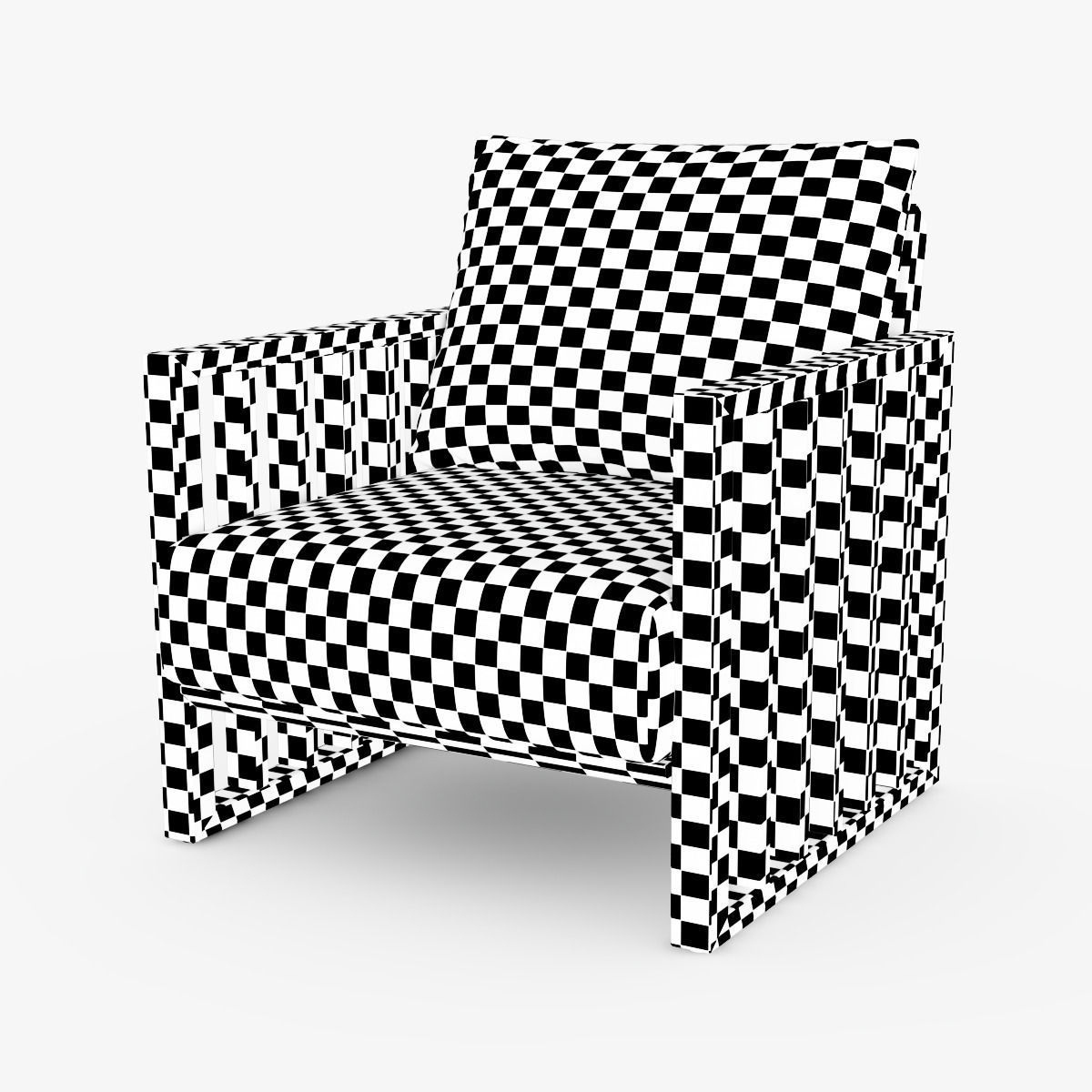Armchair Bolerina 3D model_3