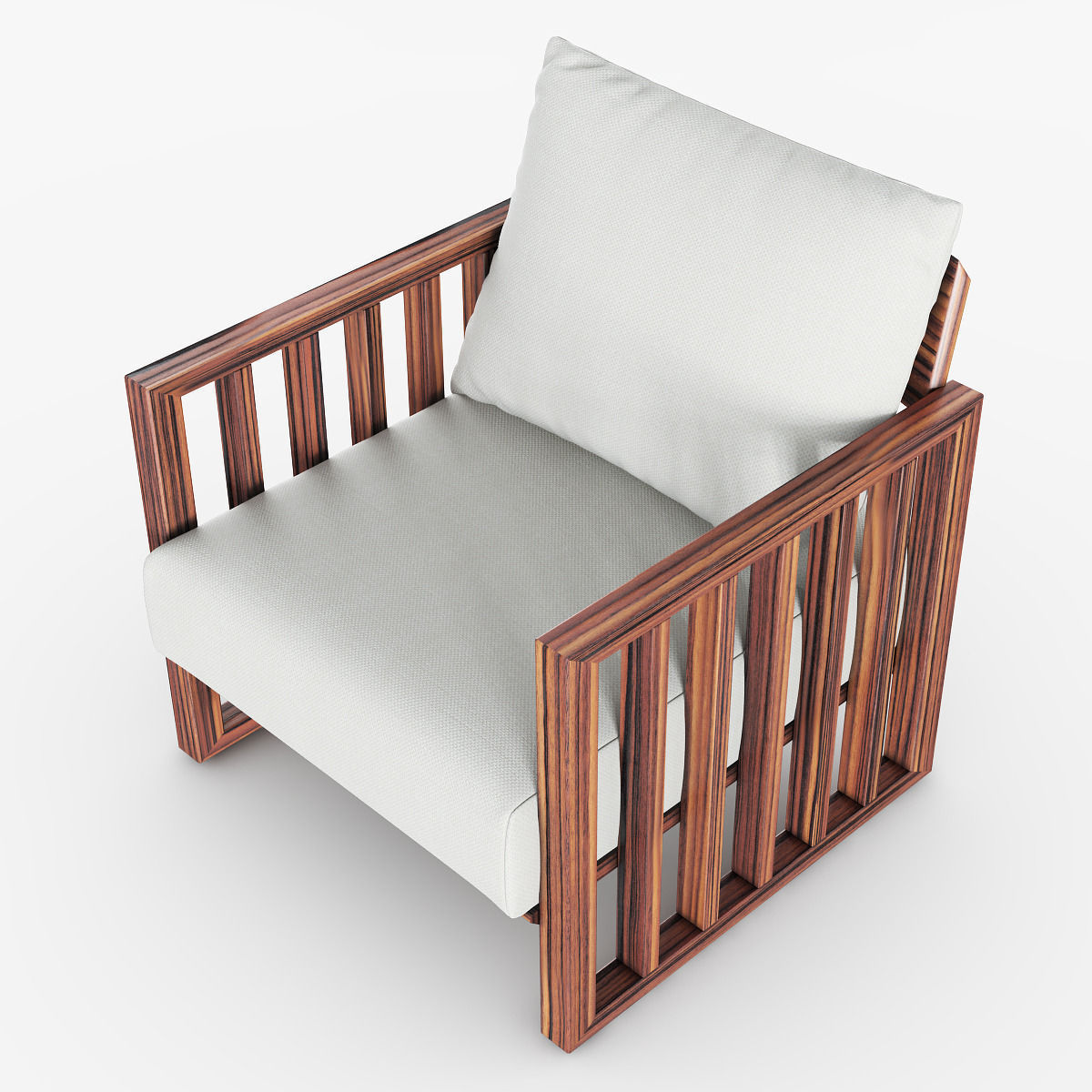 Armchair Bolerina 3D model_1