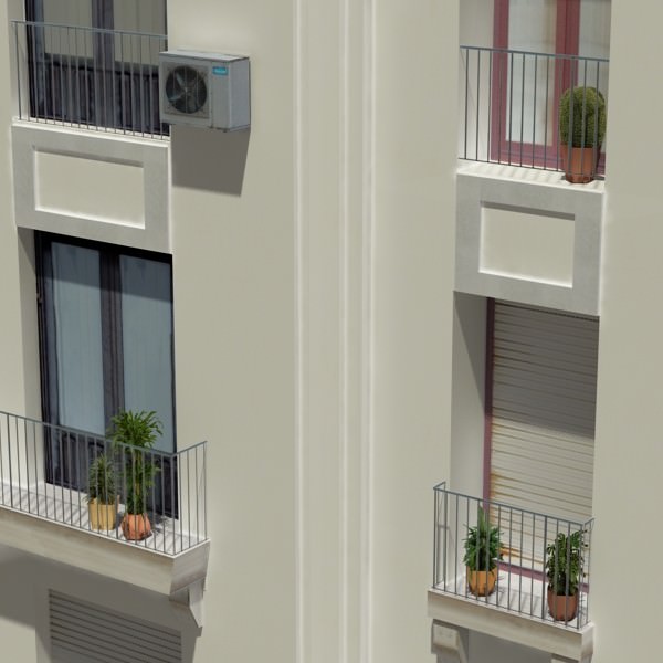 Building apartment 3D model_5