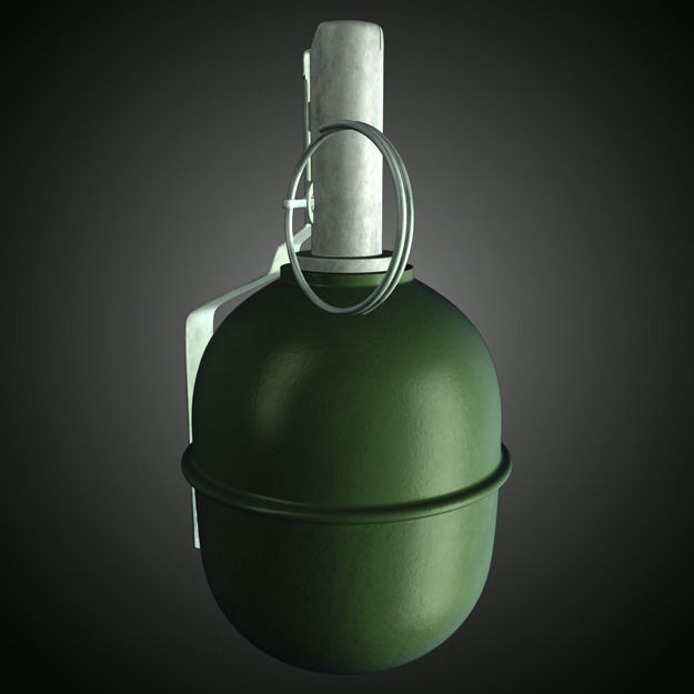 RGD 5 Frag grenade 3D model_3