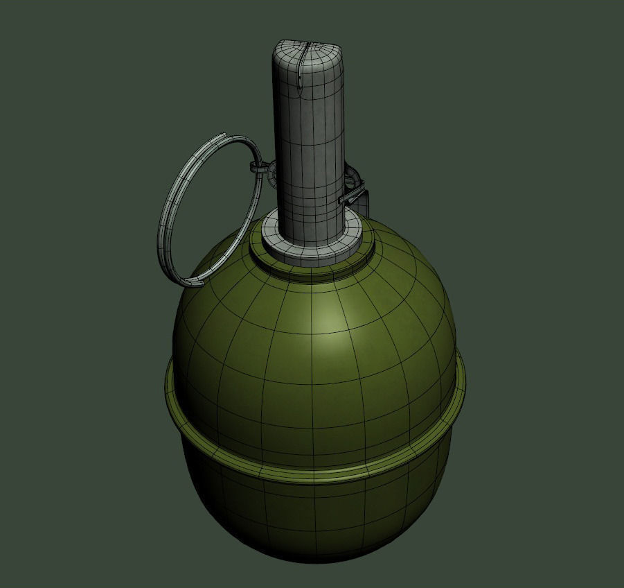 RGD 5 Frag grenade 3D model_7