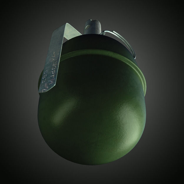 RGD 5 Frag grenade 3D model_5