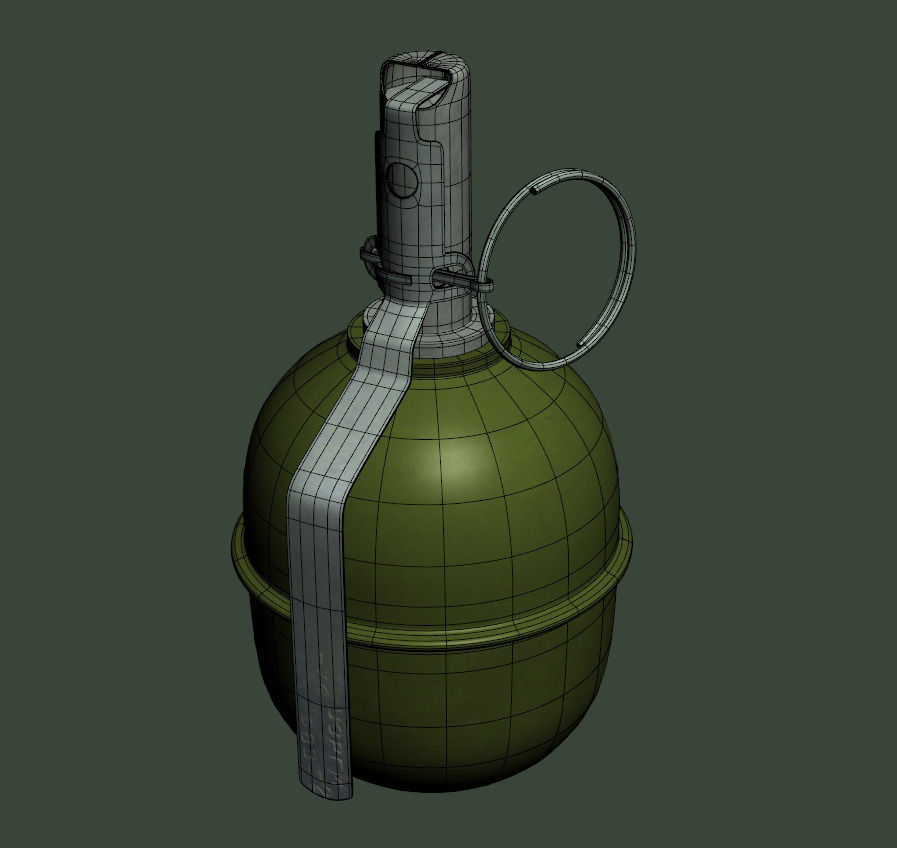 RGD 5 Frag grenade 3D model_6
