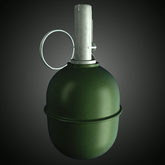 RGD 5 Frag grenade 3D model_2