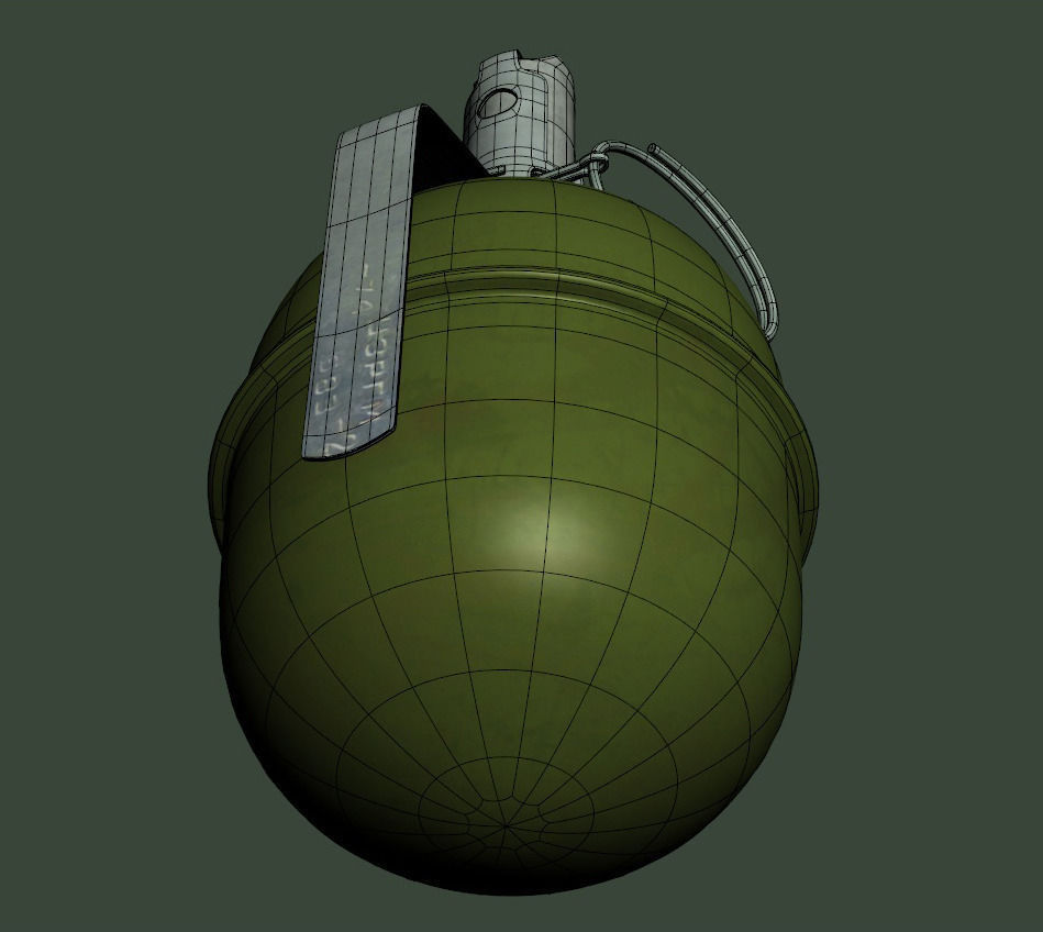RGD 5 Frag grenade 3D model_9