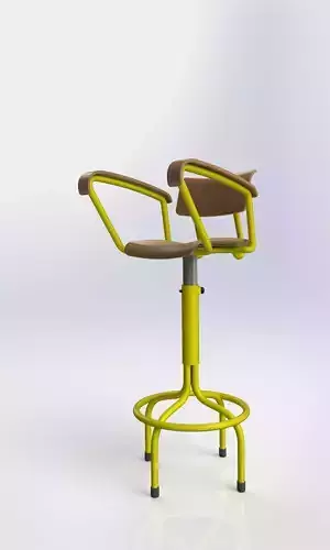 work chair for industry - solidworks model